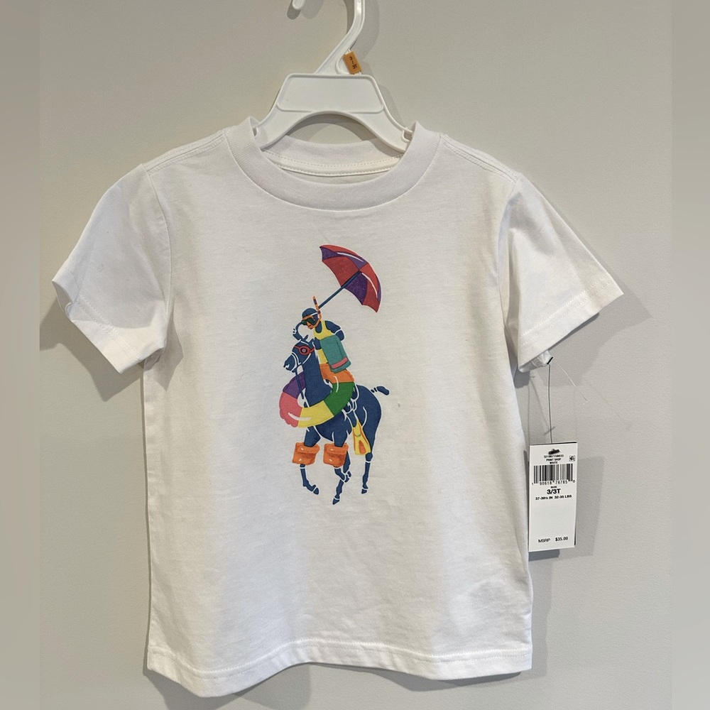 Polo Ralph Lauren  Boy’s Big Pony Cotton Jersey Tee Size 3T